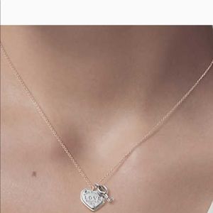 Tiffany & Co Love Heart Tag Key Pendant